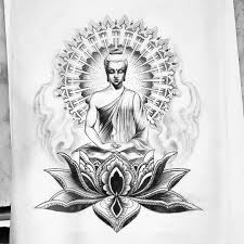 Maybe you would like to learn more about one of these? Mandala Buddha Lotus Drawing Novocom Top