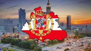 The symbols are representing poland with white eagle and lithuania with the knight called vytis. Polish Lithuanian Commonwealth Flag Map Speed Art 1619 Youtube