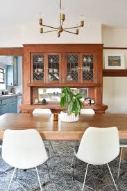 It's made from engineered wood with a weathered, neutral finish, and it has crown molding for the perfect mix of coastal and farmhouse style. A Built In Buffet Refresh The Gold Hive