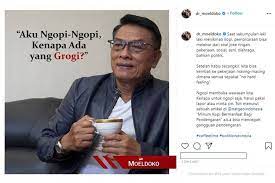 Menurutnya ngopi membuka wawasan, lalu moeldoko mempertanyakan kenapa untuk ngopi saja, harus pakai lapor atau minta izin. Memaknai Unggahan Ngopi Moeldoko Sindirian Untuk Demokrat Halaman All Kompas Com