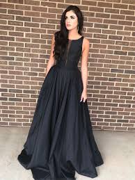 Prom Dresses A Line Long Prom Dresses Prom Dresses 2019 Prom Dresses Black Plus Size Elegant Black Prom Dresses Prom Dresses Long Black Simple Evening Gown