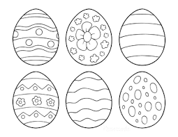 If you would like to print the picture to color with crayons, simply save it, then print it, before coloring online. 66 Easter Egg Coloring Pages Templates Free Printables