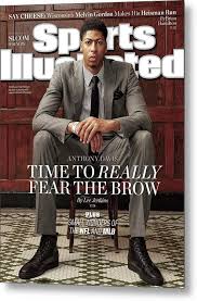 Anthony brow davis, manila, philippines. Anthony Davis Time To Really Fear The Brow Sports Illustrated Cover Metal Print By Sports Illustrated
