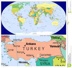La longitud indica la posición con respecto al meridiano de referencia (usualmente el meridiano de greenwich), dividiendo entre este y oeste. Turquia Y Mundo Stock De Ilustracion Ilustracion De Departamento 83439418