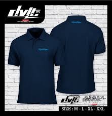 Contoh desain baju pdl pramuka; Kaos Polo Biru Dongker