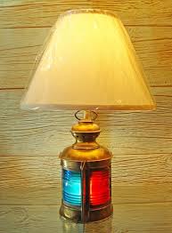Port Starboard Navigational Light Table Lamp