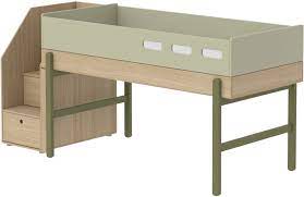 Alles in einem mobel set fur kinder mit bett. Flexa Popsicle Halbhohes Bett Mit Treppe Interismo Onlineshop