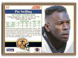 Pat Swilling 1991 Score #57 New Orleans Saints FOOTBALL
