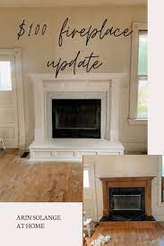 If the insert is electric. Peel And Stick Backsplash Fireplace Update Arinsolangeathome