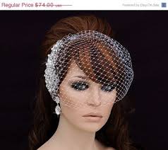 With Hair Down Bridal Bird Cage At George Clark Blog Birdcage Veil How To  Make A Birdcage Veil