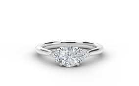 Forevermark Accents Engagement Ring With Triple Sides Forevermark Diamond Jewelry Trends Jewelry Rings Diamond Engagement Rings