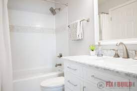 This bathroom had one big mirror and one sink in it, but there's plenty of space for a second sink and even more storage. Diy Small Bathroom Remodel Fixthisbuildthat