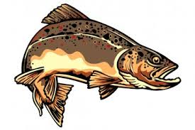 Download Jumping Trout Free Vector Eps Cdr Ai Svg Vector Illustration Graphic Art