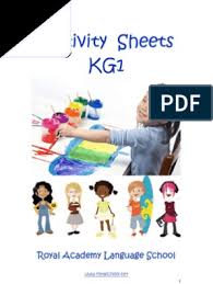 Check spelling or type a new query. Activity Sheets Kg1