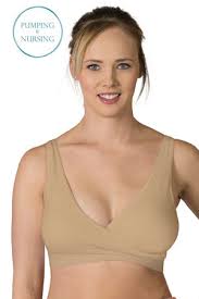 Lamaze Cotton Sleep Bra In Heather Grey