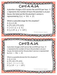 B the equation describes a functional relationship between x and f(x). Algebra 1 Staar Eoc Task Cards Free By Absolute Algebra Tpt