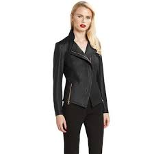 Clara Sunwoo Liquid Leather Zip Jacket In Black Jk161 Blk Zip Jackets Jackets Leather Jacket