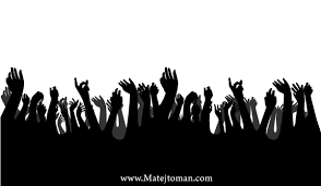 Crowd Hands Up Free Vector Silhouettes Silhouette Vector Hand Silhouette Vector Hand