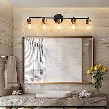 Yenlacy Bathroom Light Fixtures Black