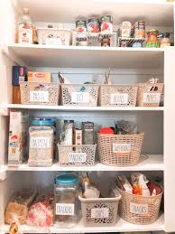 Here are 20 ways to organize your entire kitchen with supplies from the dollar store! Easy Dollar Store Pantry Organization Free Pantry Labels Her Happy Home