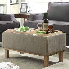 These products are available in typical colors that match any decor. Furniture Of Home Storage Ottoman Coffee Table Modern Eco Friendly With Reversible Tray Tops Buy Online In Burkina Faso At Burkinafaso Desertcart Com Productid 76434813