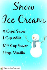 Snow Ice Cream Recipe Quick And Easy Recipe Snow Icecream Recipe Snow Ice Cream Ice Cream Recipes