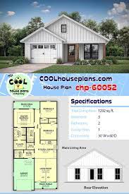 Plans 4 bed house plan designed for a very shallow lot this 4 bedroom house plan comes in at just under 30 deep a covered porch and an attractive houseplans collections builder plansnarrow lot plans our narrow lot house plan collection contains our most popular narrow lot floor plans with a. 1292 Sq Ft Narrow House Plan Under 30 Ft In Width Chp 60052 At Cool House Plans 3 Beds 2 Bath Narrow House Plans Narrow Lot House Plans Small House Floor Plans