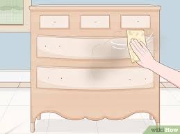 If working in a garage be sure to sweep or blow all dirt and debris out of the area you will be working in. 3 Ways To Paint Furniture Without Sanding Wikihow