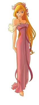 Disney princess with flowers in her hair. Giselle Disney Princess Wiki Fandom