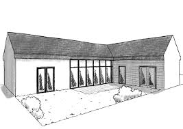 Grande maison 4 chambres avec terrasse, garage et carport. Plan Maison De Plain Pied 100 M Avec 3 Chambres Ooreka