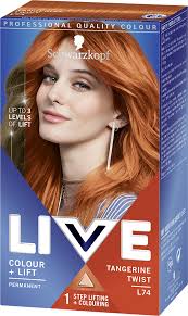 Our range of orange hair dye spray and chalks can be added to your hair with absolute ease, and then you can look perfect at your event. L74 Tangerine Twist
