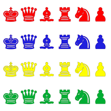 .de ajedrez para 2 jugadores, tablero, raciocinio, juegos, multiplayer, en línea, tres dimensiones, ajedrez 3d ¡juega ajedrez con garfield! Piezas De Ajedrez En Diferentes Colores Para Imprimir
