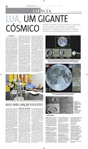 Reportagem no jornal Estado de Minas e Correio Brasiliense. | Notícias |  Vaz Tolentino Observatório Lunar