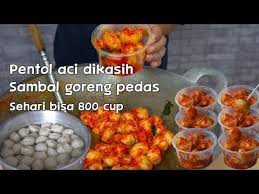 Saya baru mengenalnya barusan sih, hasil searching seputar sambal nusantara. Bakso Pentol Aci Sambal Goreng Extra Pedas Extra Nikmat Youtube Ide Makanan Resep Masakan Resep