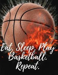 Free printouts basketball coloring pages picture. Eat Sleep Play Basketball Repeat Cool Basketball Journal Notebook For Class School College 8 5x11 College Ruled Designs Asek 9781720594345 Amazon Com Books