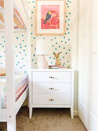 Two drawers are decorated with a honeycomb effect on the. Stylish White Nightstands And Bedside Tables For Every Budget