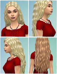 Birksches Sims Blog Maja S Longcurls Sims 4 Hairs Sims 4 Curly Hair Sims Hair Curly Hair Styles