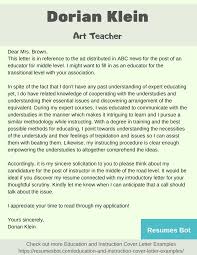 Art Teacher Cover Letter Samples Templates Pdf Word 2020 Art Teacher Cover Letters Rb Teacher Cover Letter Example Cover Letter Example Letter Example