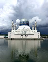 Selalu kita lihat seni bina yang terdapat di luar negara. Refleksi Depan Masjid Sabah Di Malaysia Gambar Unduh Gratis Imej 500591362 Format Jpg My Lovepik Com