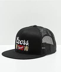 Brixton X Coors Primary Ii Black Trucker Hat Zumiez