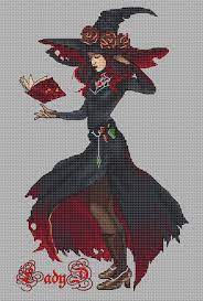 Aida 14, white 130w x 132h stitches size: Witch Cross Stitch Pattern Pdf Instant Download Fantasy Cross Etsy Witch Cross Stitch Pattern Witch Cross Stitch Fantasy Cross Stitch