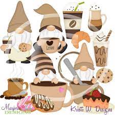 Download Coffee Gnomes Svg Cutting Files Paper Piecing Clipart 2 60 Marjorie Ann Designs Svg Cutting Files Scrapbooking Shop