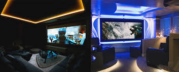 You should provide them the breathing space as the electronics items produce heat. 80 Home Theater Design Ideas For Men Movie Room Retreats