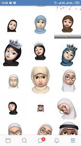  Hijab Cartoon Animasi Seni Islamis Seni Grafis