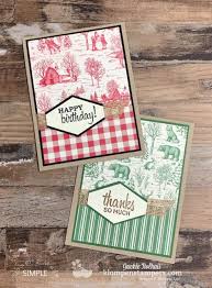 I cut mine to 7 x 10 inches so each card once folded measured 5 x 7 inches. Christmas Paper Does Not Have To Be For Christmas Cards Klompen Stampers Designer Paper Cards Simple Cards Card Layout