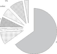 pie chart showing household income structure download