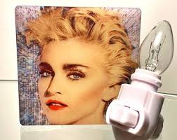 Night Light for Madonna Fan Housewarming Gift Retro Pop Culture 80s 90s  Retro Wall Decor Art Gay Lgbtq Music