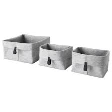 Raggisar Korb 3er Set Grau Ikea Osterreich Ikea Storage Ikea Storage Boxes Ikea