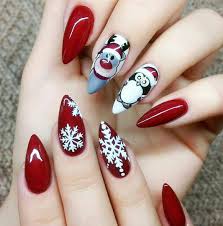 Christmas Nail Art Ideas 149 Easy Designs For Holiday Christmas Festive Nailart New Years Nail Designs Christmas Nails Christmas Nails Acrylic