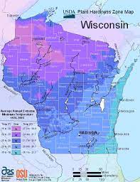 Wisconsin Planting Zones Usda Map Of Wisconsin Growing Zones Planting Zones Plant Hardiness Zone Map Hardiness Zones Map